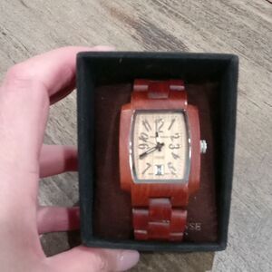 Tense Men's Timber Brown Wooden Watch